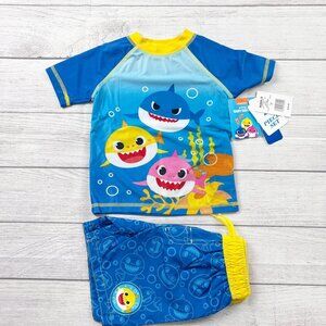 NWT Nickelodeon Pinkfong Baby Shark Swim Suit